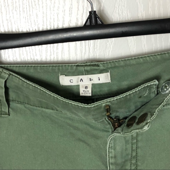 Coldwater Creek Olive Green patchwork pants 8 - Picture 6 of 6